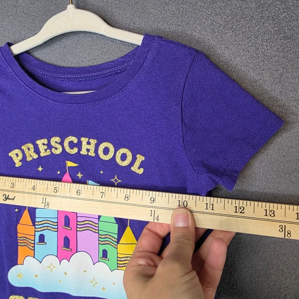 The Childrens Place Preschool Princess Purple T-Shirt 4T Girls
